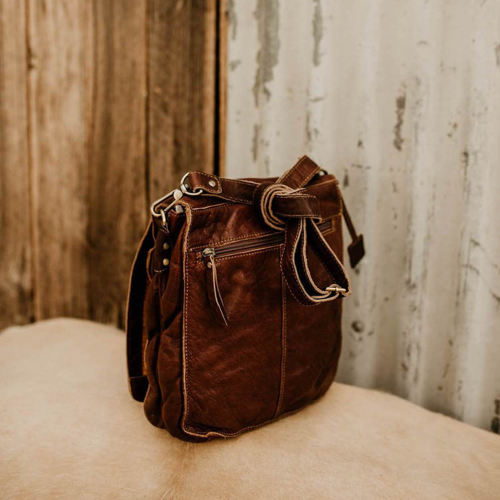 Lake Leather - Hamilton- Unisex Calf Leather Satchel Messenger Bag