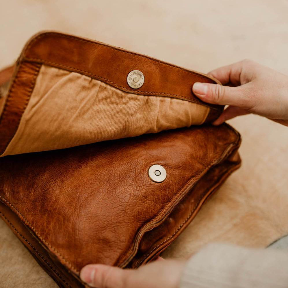 Lake Leather - Hamilton- Unisex Calf Leather Satchel Messenger Bag