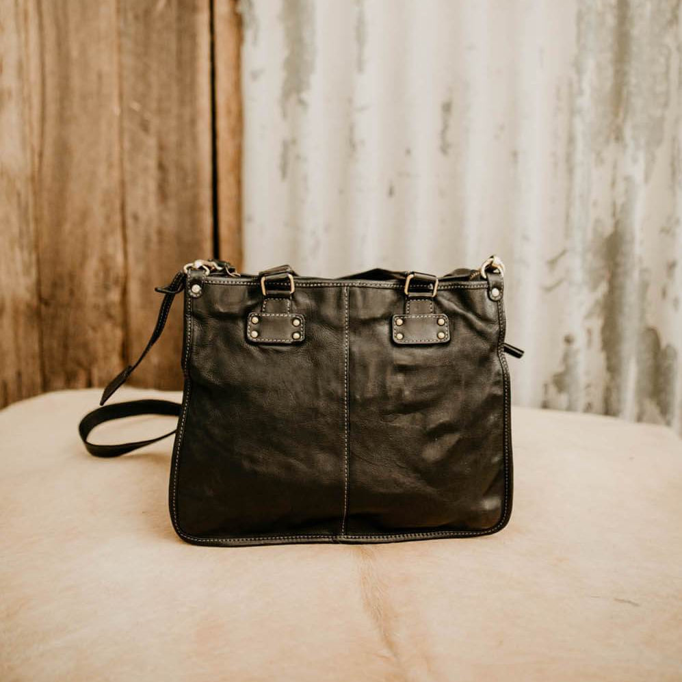 Lake Leather - Cranbrook - Unisex Small Calf Leather Briefcase Messenger