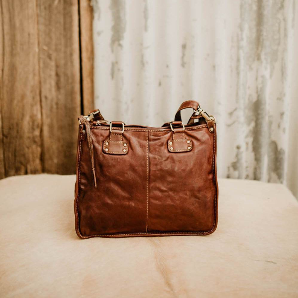 Lake Leather - Cranbrook - Unisex Small Calf Leather Briefcase Messenger