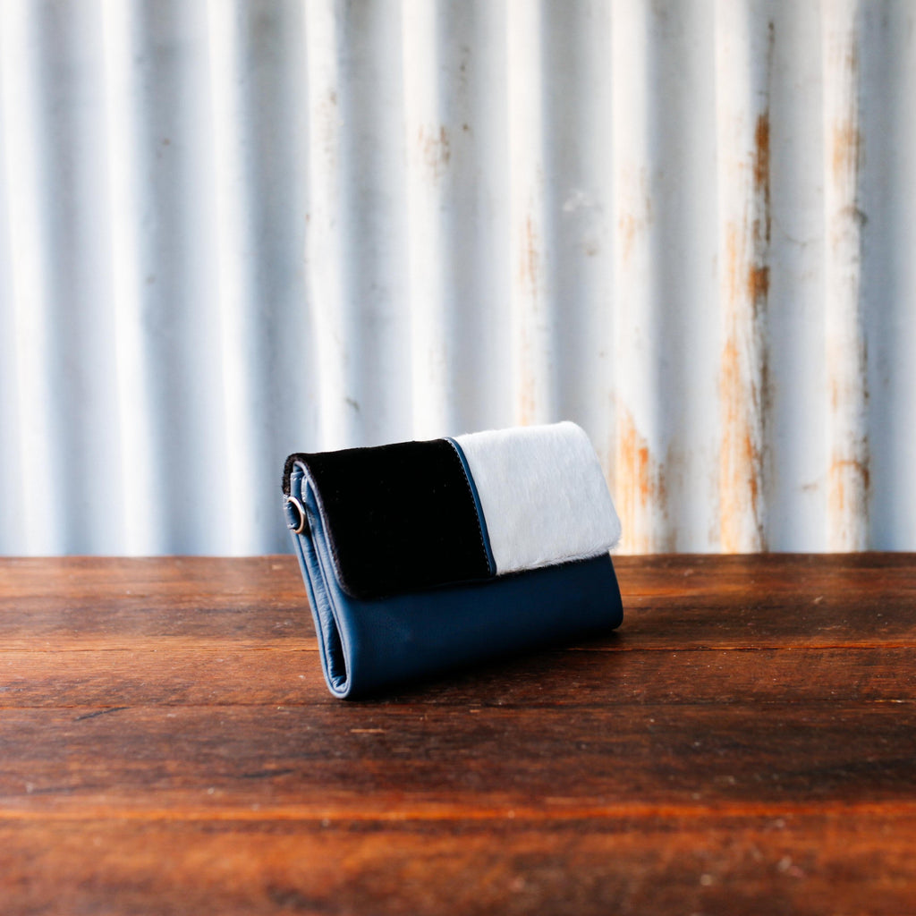 Cenzoni - ZOPHTF01 - Women's Hair-on Leather Oily Pull-up Wallet