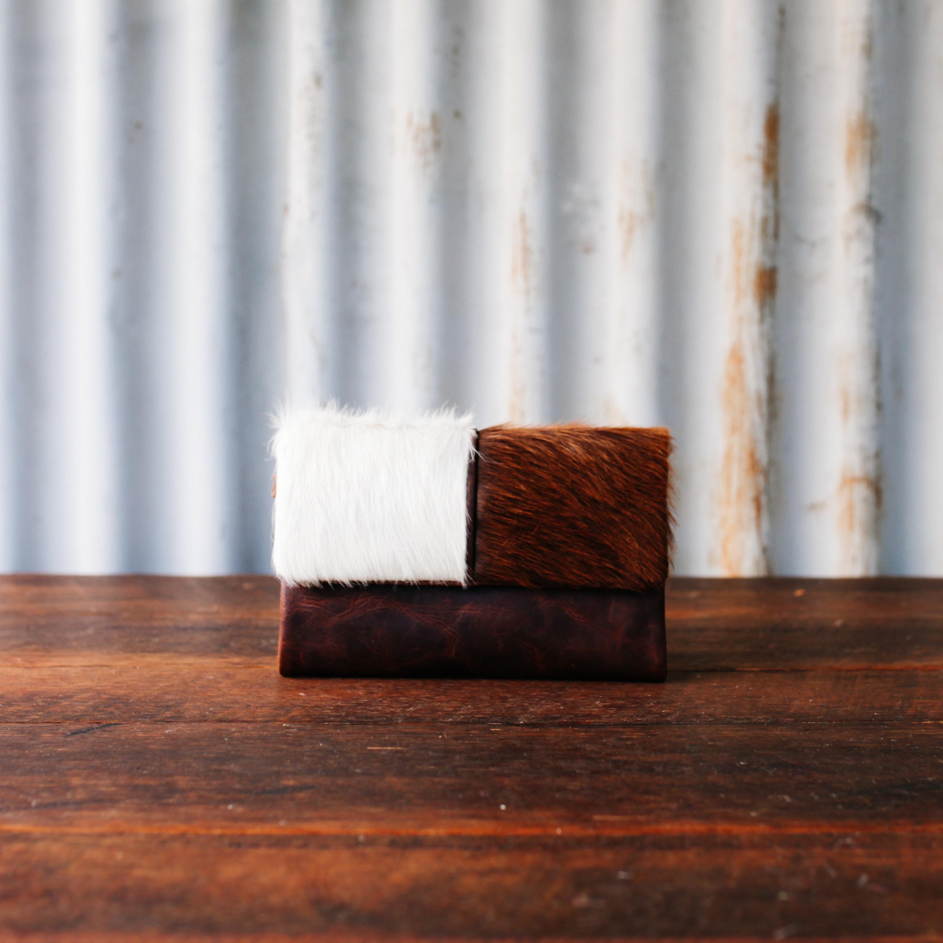 Cenzoni - ZOPHTF01 - Women's Hair-on Leather Oily Pull-up Wallet