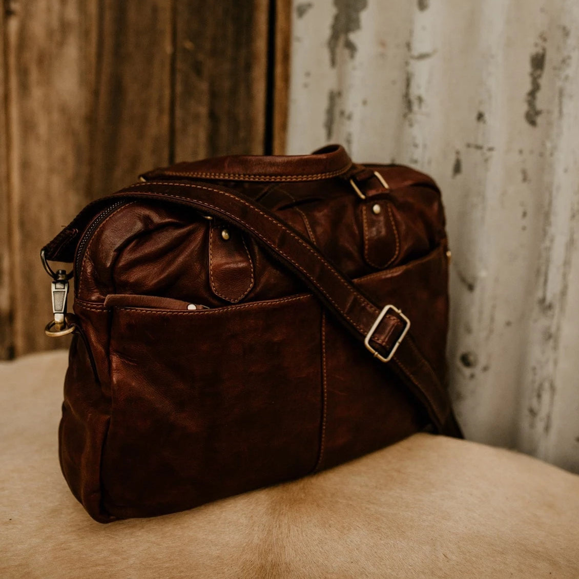 Lake Leather - Wilburville - Men's Briefcase Leather Laptop Bag