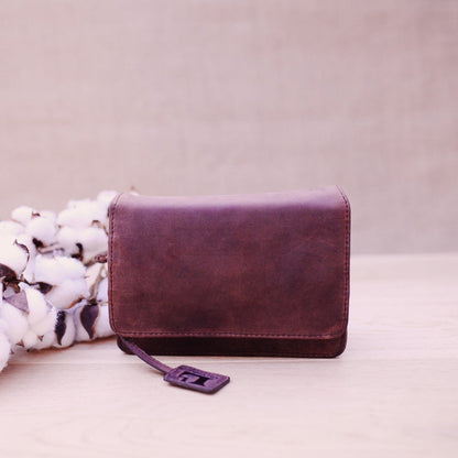 Lake Leather - Bridgenorth- Women's Organiser Leather Crossbody Bag