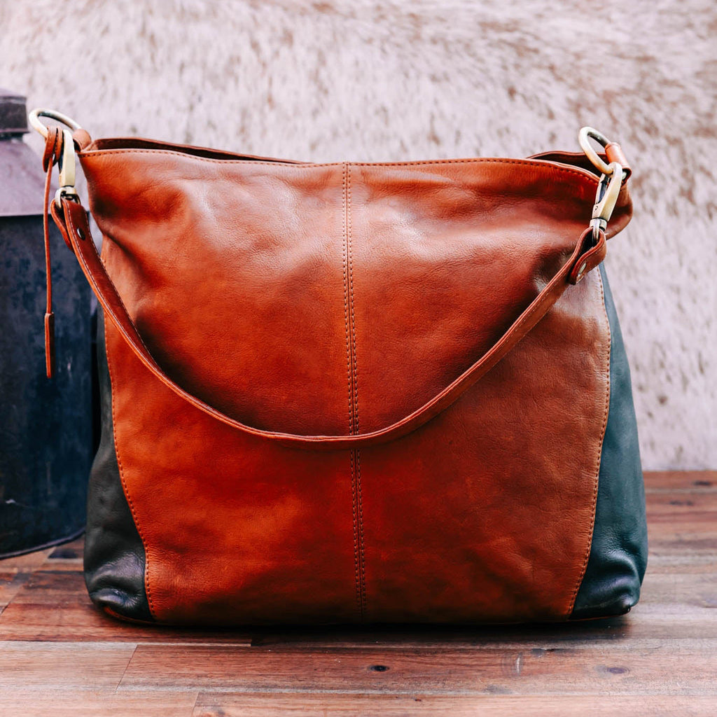 Lake Leather - Balfour - Large Contrast Tote