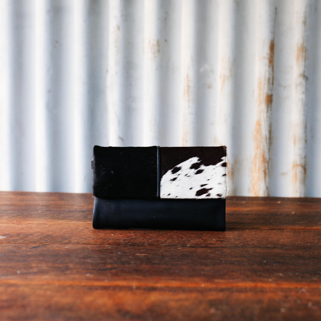 Cenzoni - ZOPHTF01 - Women's Hair-on Leather Oily Pull-up Wallet