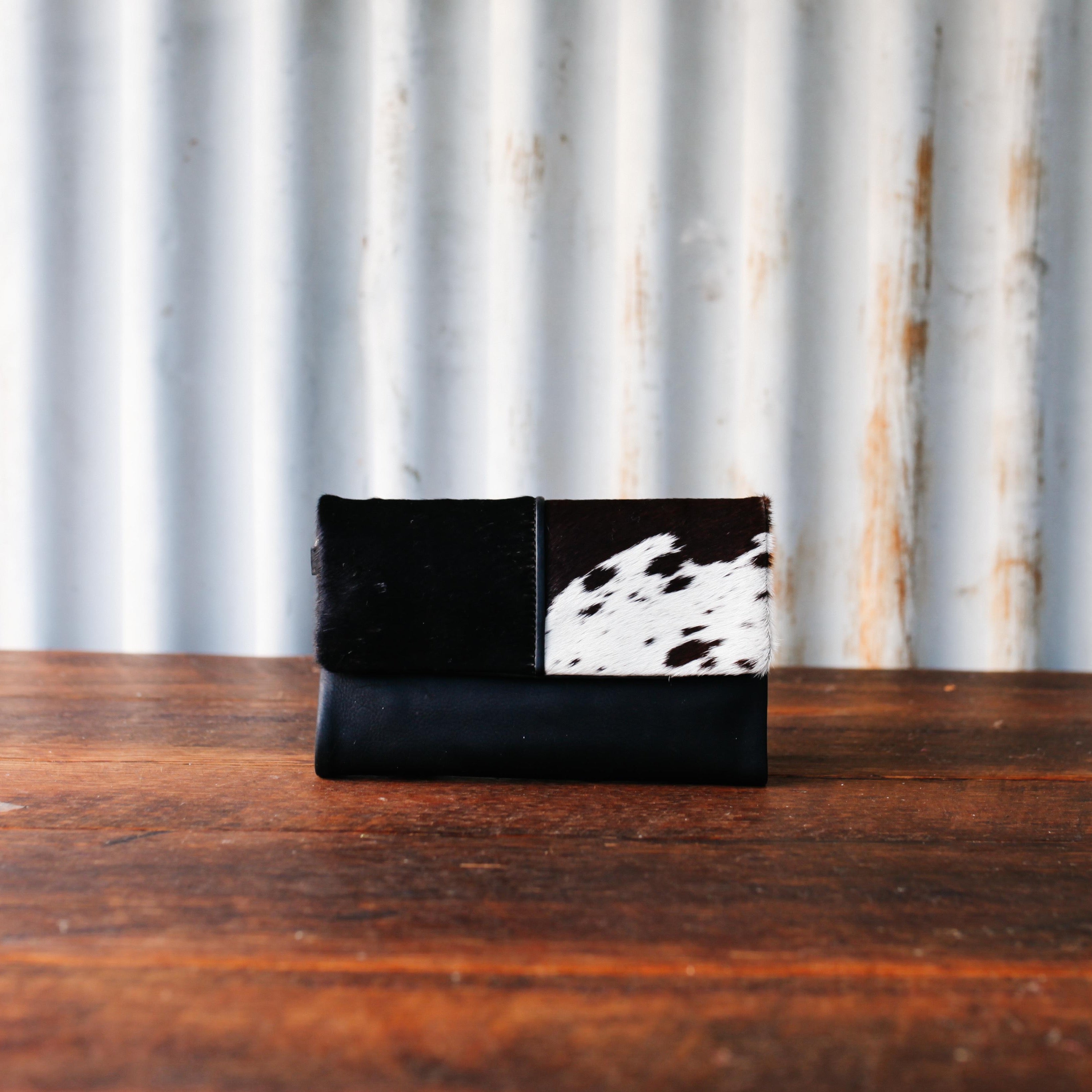 Cenzoni - ZOPHTF01 - Women's Hair-on Leather Oily Pull-up Wallet