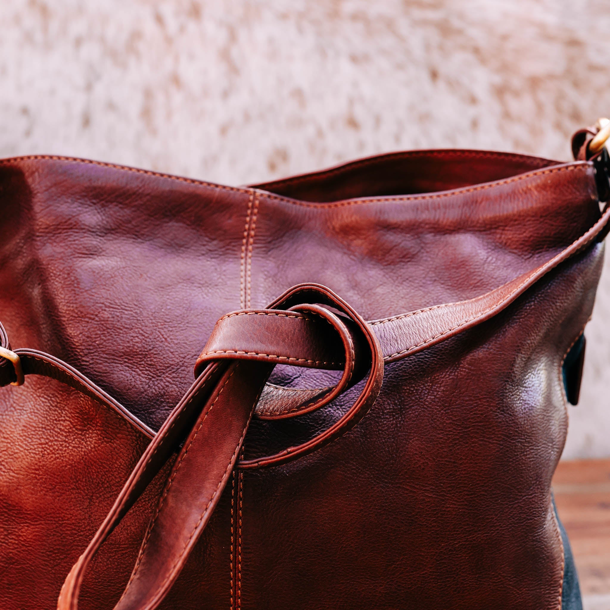 Lake Leather - Balfour - Large Contrast Tote