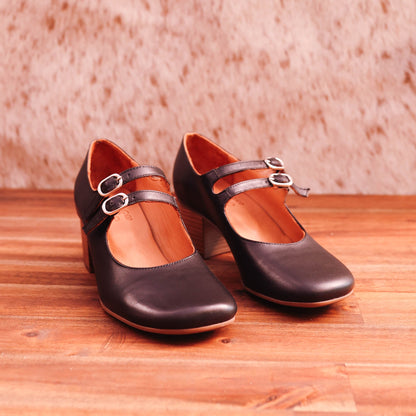Thyme & Co. - Gaia - Women's Double Buckle Maryjane