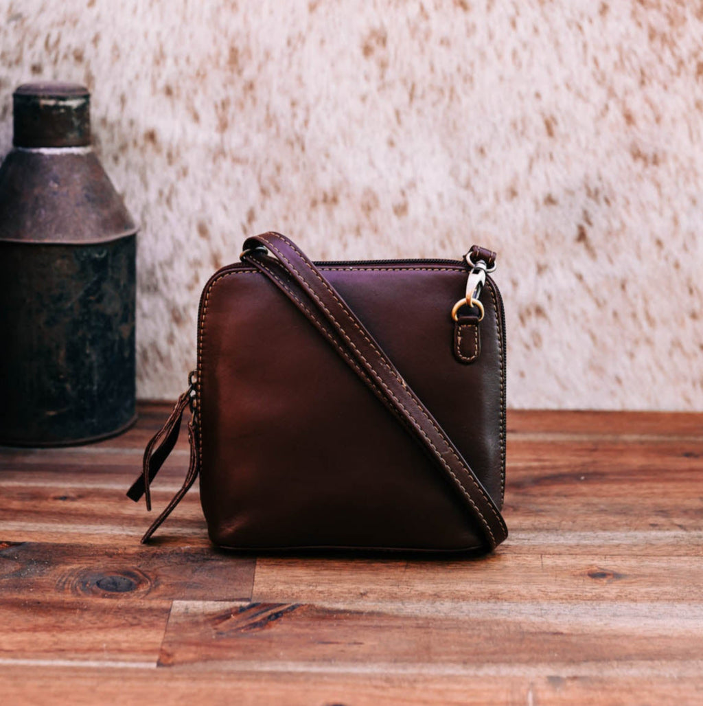 Lake Leather - Pilinger - Small Classic Italian Design Leather Bag