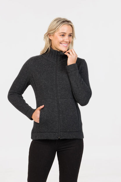 Native World - Essential Full Zip - Women’s Possum & Merino Jacket