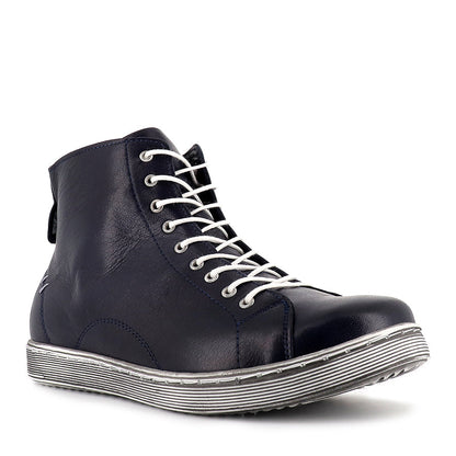 Rilassare - Typo - Women's Leather High-Top Sneaker