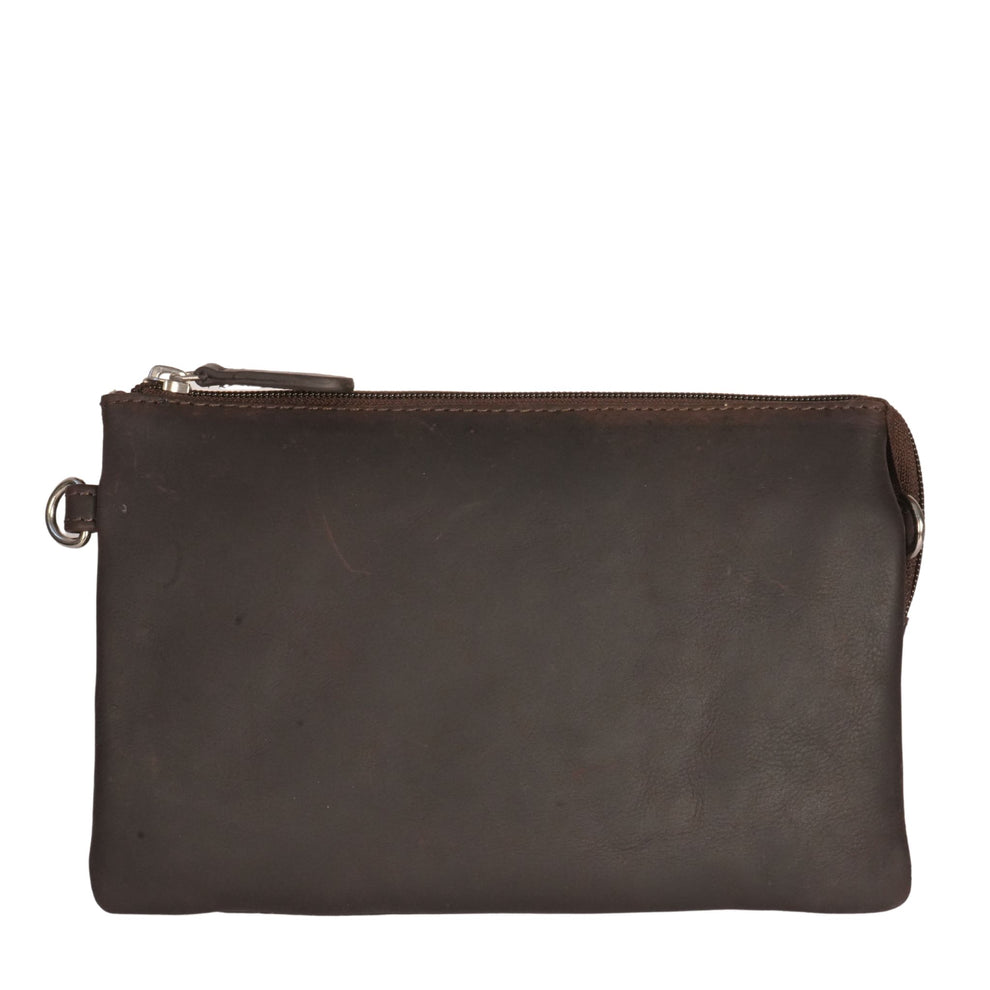 Cenzoni - SEOP821 - Women's Small Leather Crossbody Clutch
