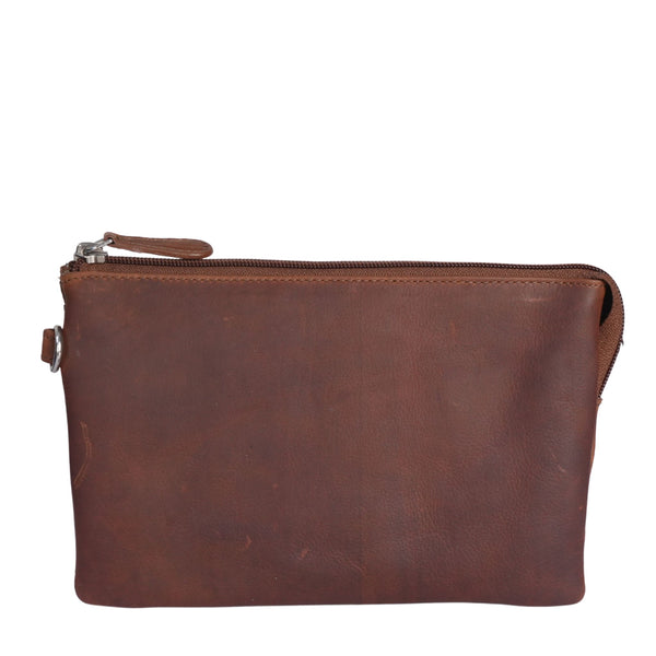 Cenzoni - SEOP821 - Women's Small Leather Crossbody Clutch