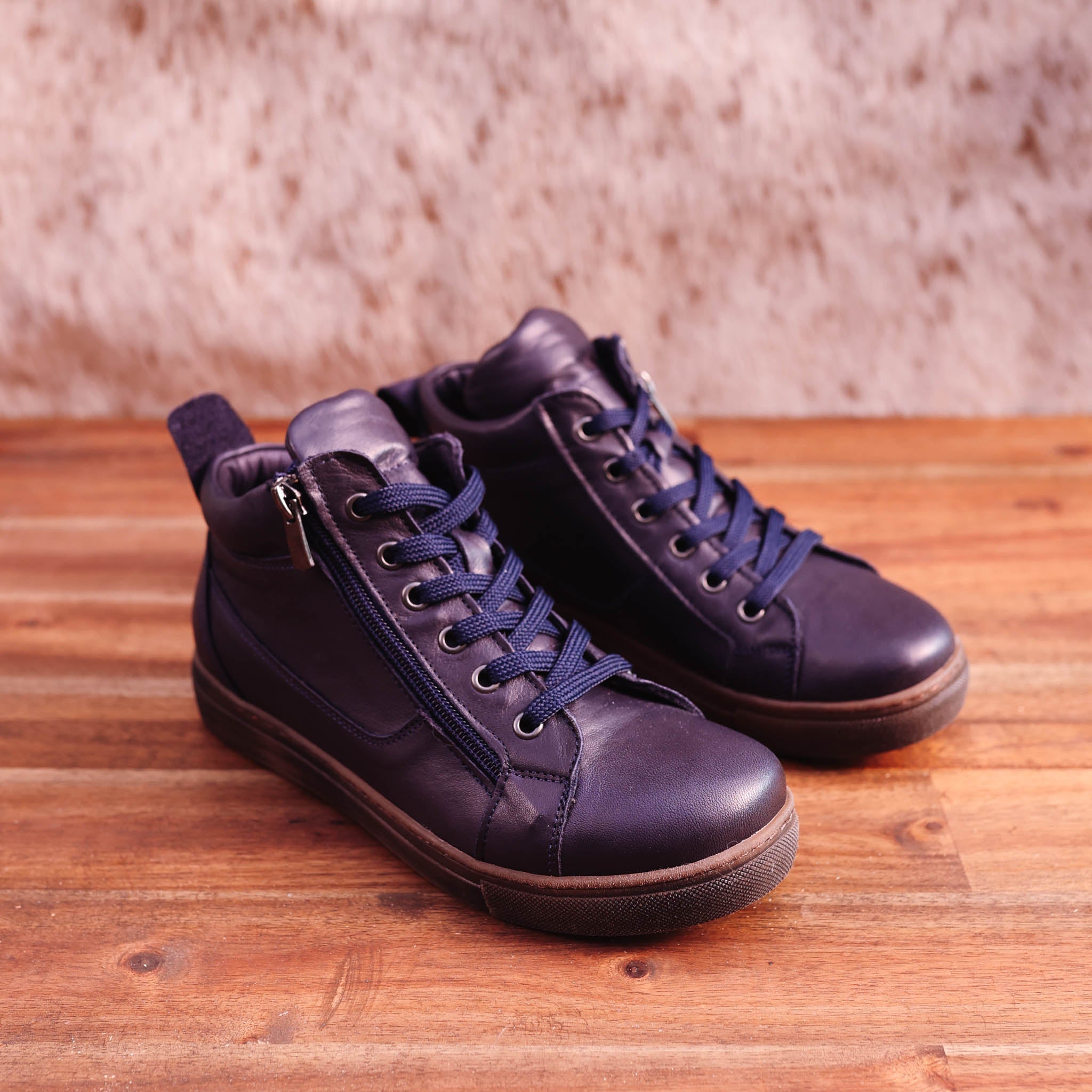 Cabello - EG1570 - Women’s Leather High Top Sneaker Boot