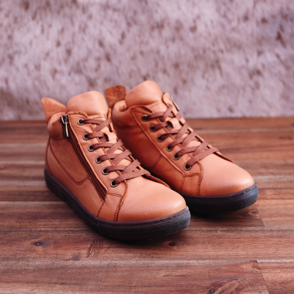 Cabello - EG1570 - Women’s Leather High Top Sneaker Boot