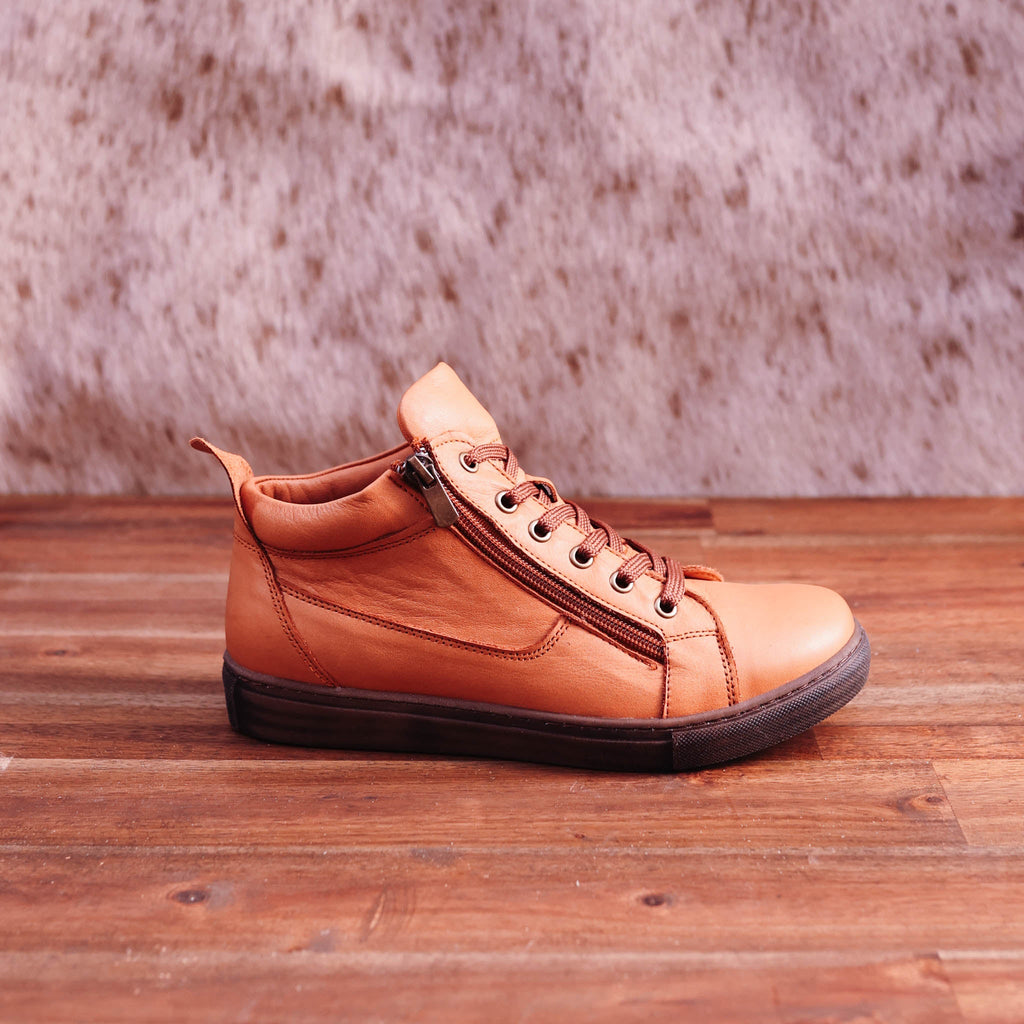 Cabello - EG1570 - Women’s Leather High Top Sneaker Boot