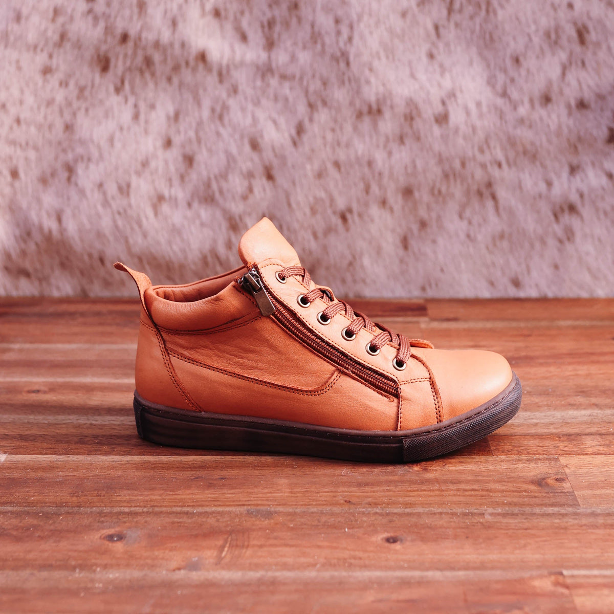 Cabello - EG1570 - Women’s Leather High Top Sneaker Boot