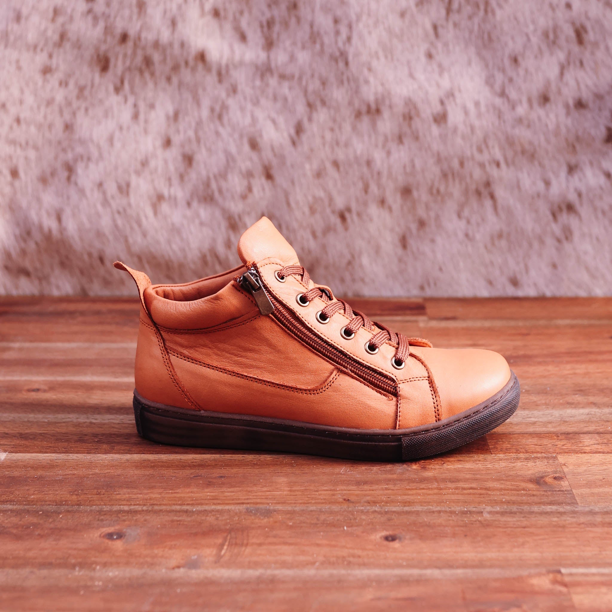 Cabello - EG1570 - Women’s Leather High Top Sneaker Boot