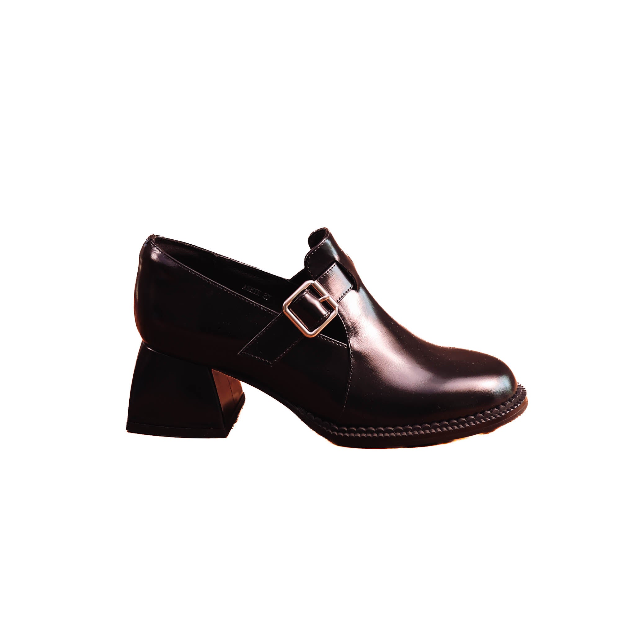 Isabella - Ashie - Women's Leather Shoe with High Heel