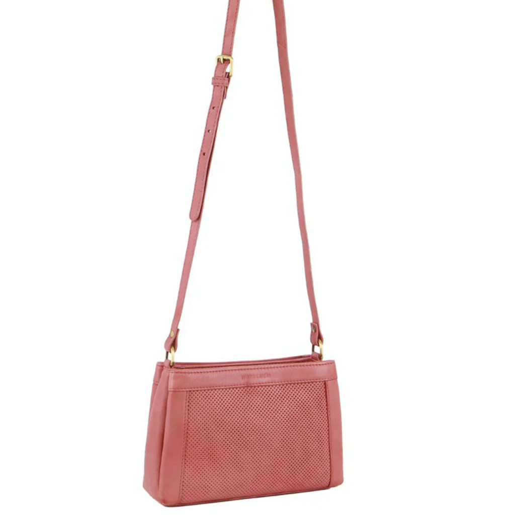Pierre Cardin - PC 3803 - Women’s Perforated Leather Crossbody Bag