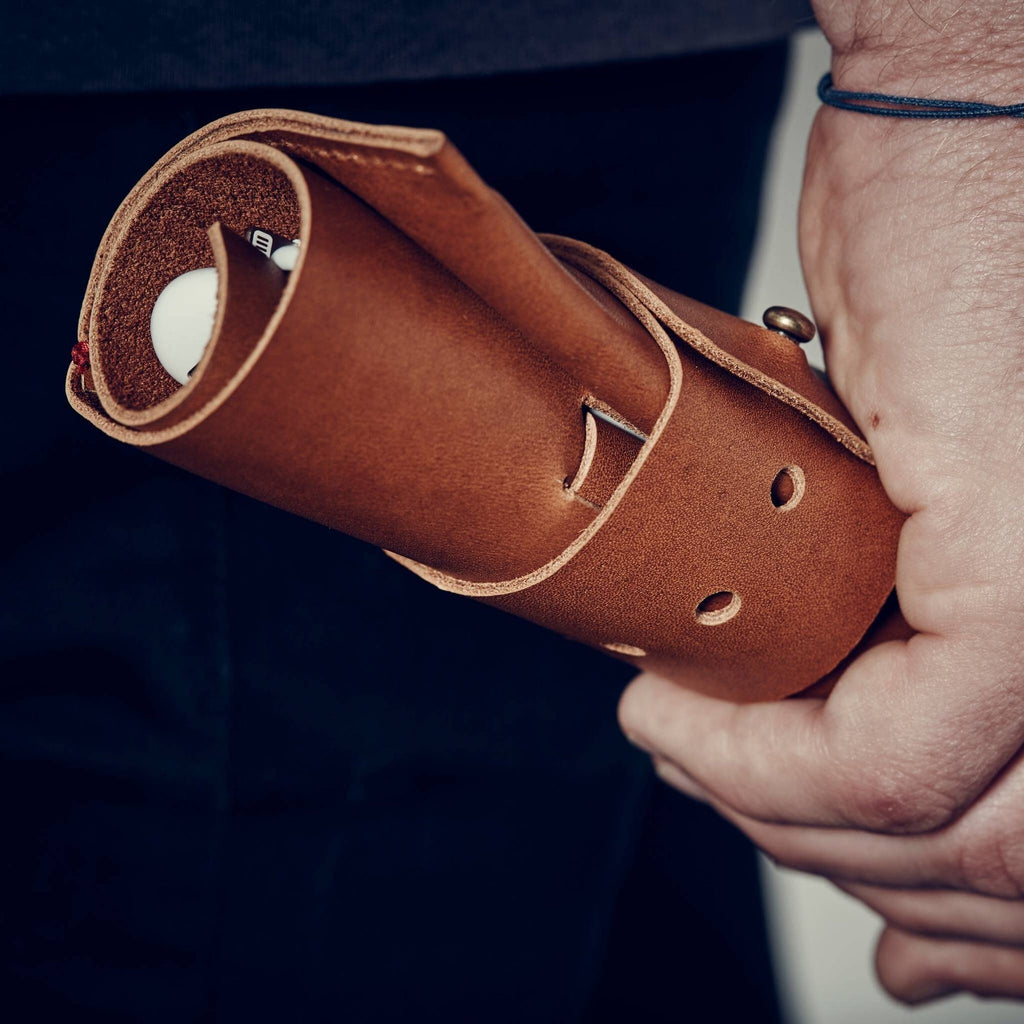 Afternoons with Albert - The Cord Roll- Leather Cord Tidy Travel Accessory