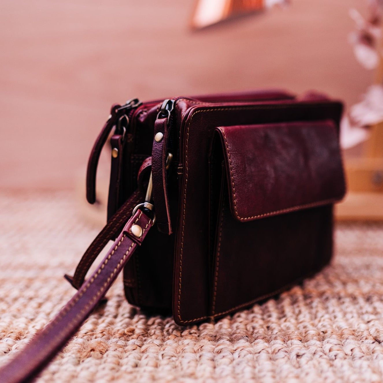 Lake Leather - Sidmouth - Men's 24 Card Cowhide Leather Organiser