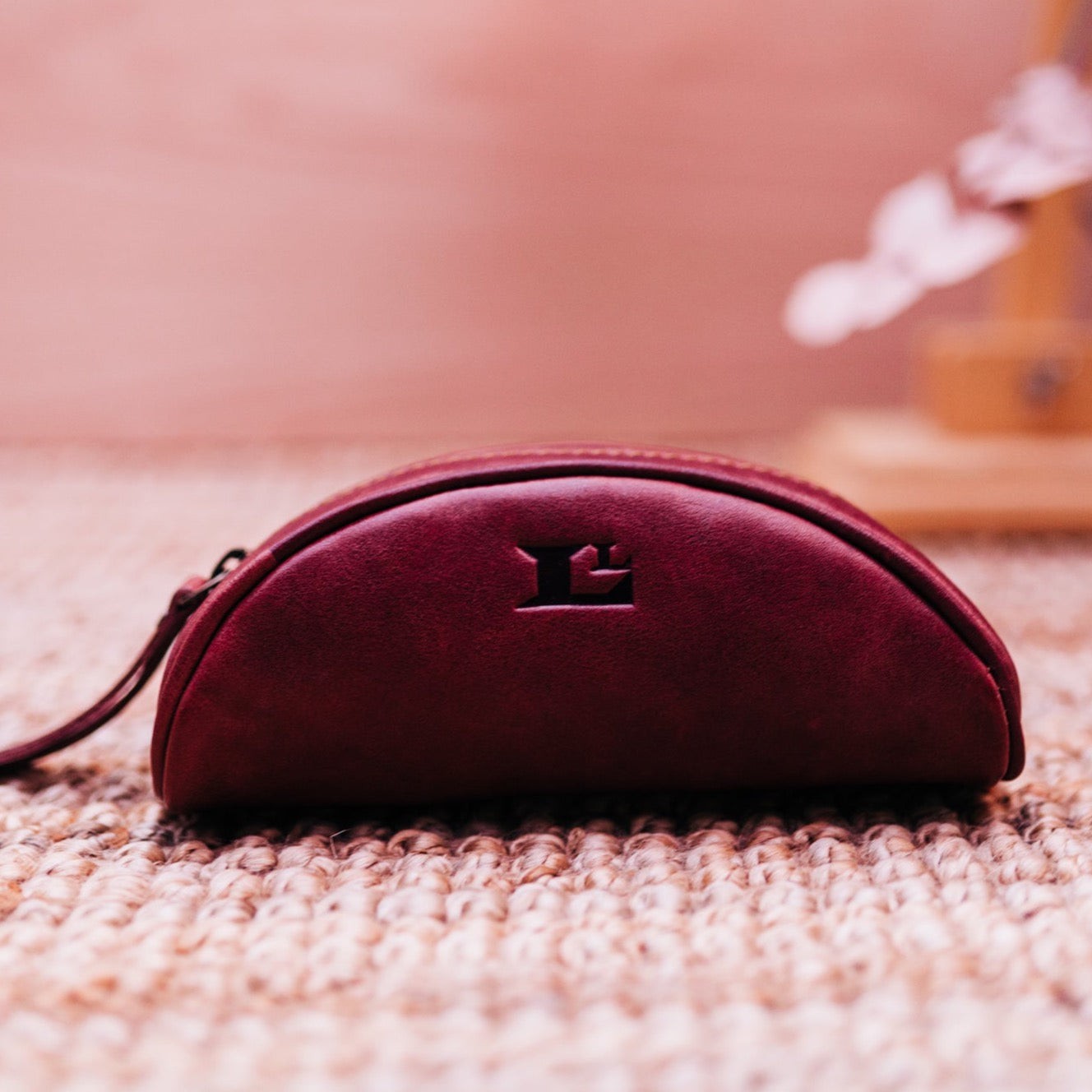 Lake Leather - Corinna - Unisex Leather Pencil Case Makeup Bag