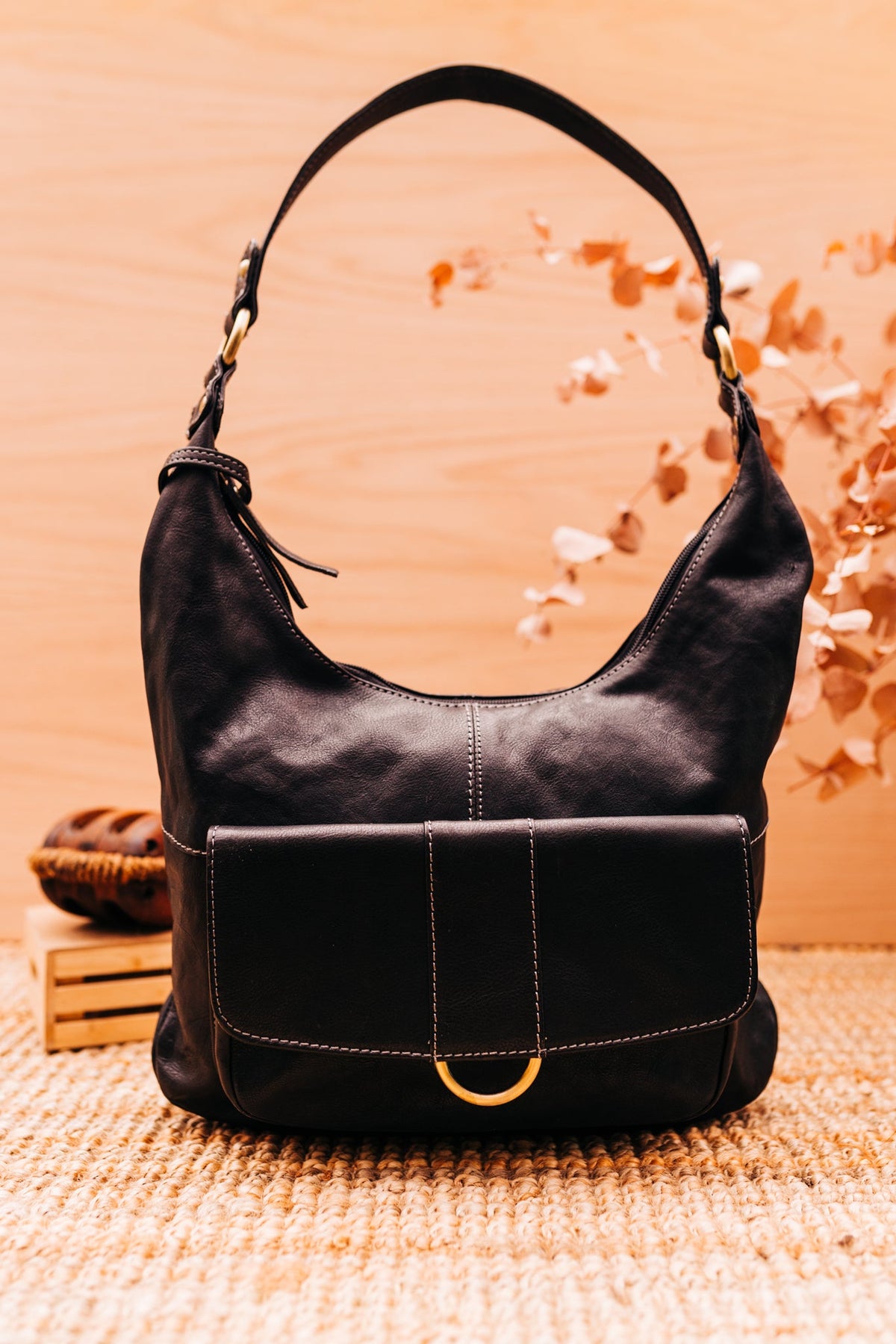 Lake Leather - Anson - Women's Large Leather Shoulder Bag
