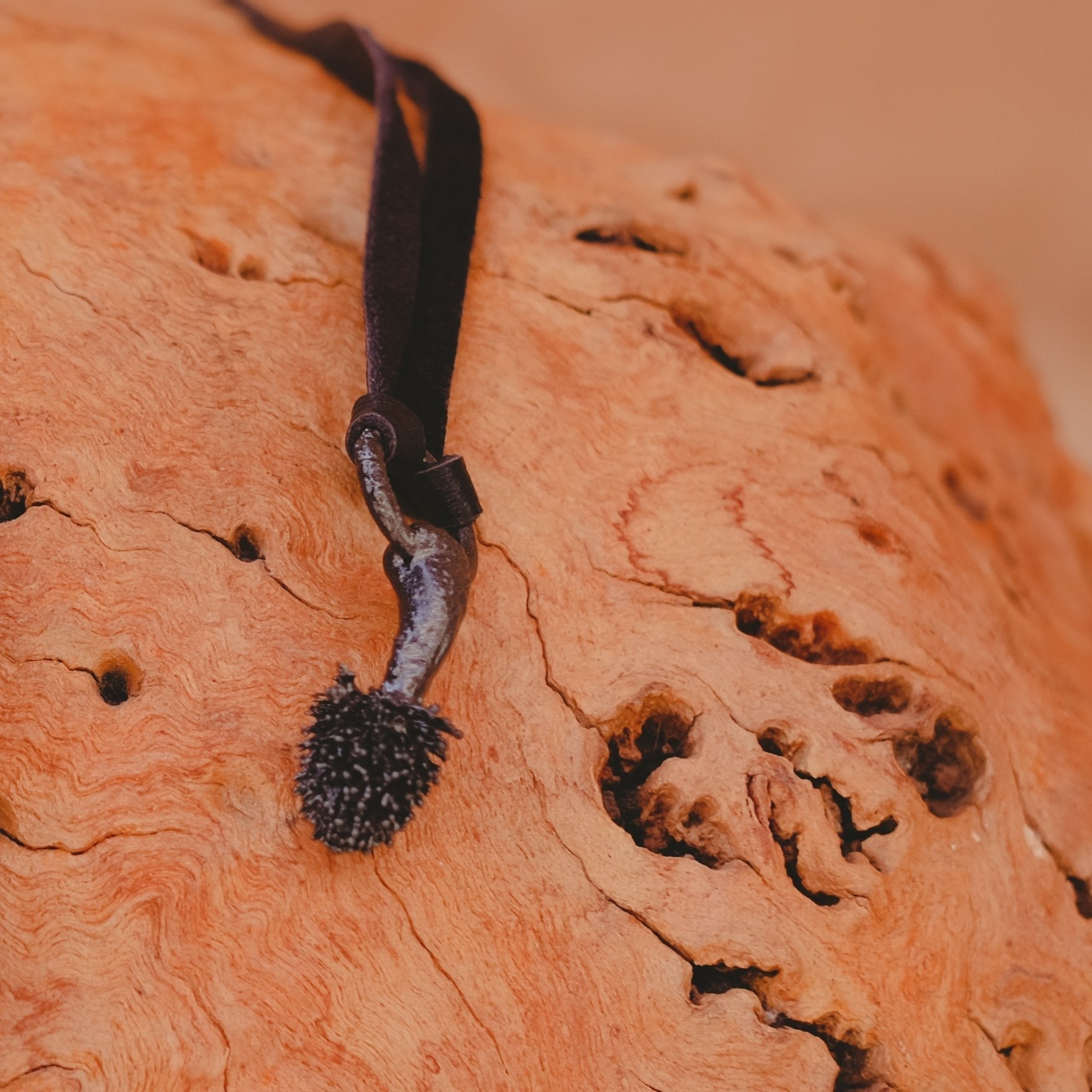 Studio Koak - Cone - Women's Metallised Pine Cone Necklace