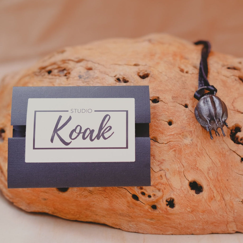 Studio Koak - Pod - Women's Metallised Nigella Pod Necklace