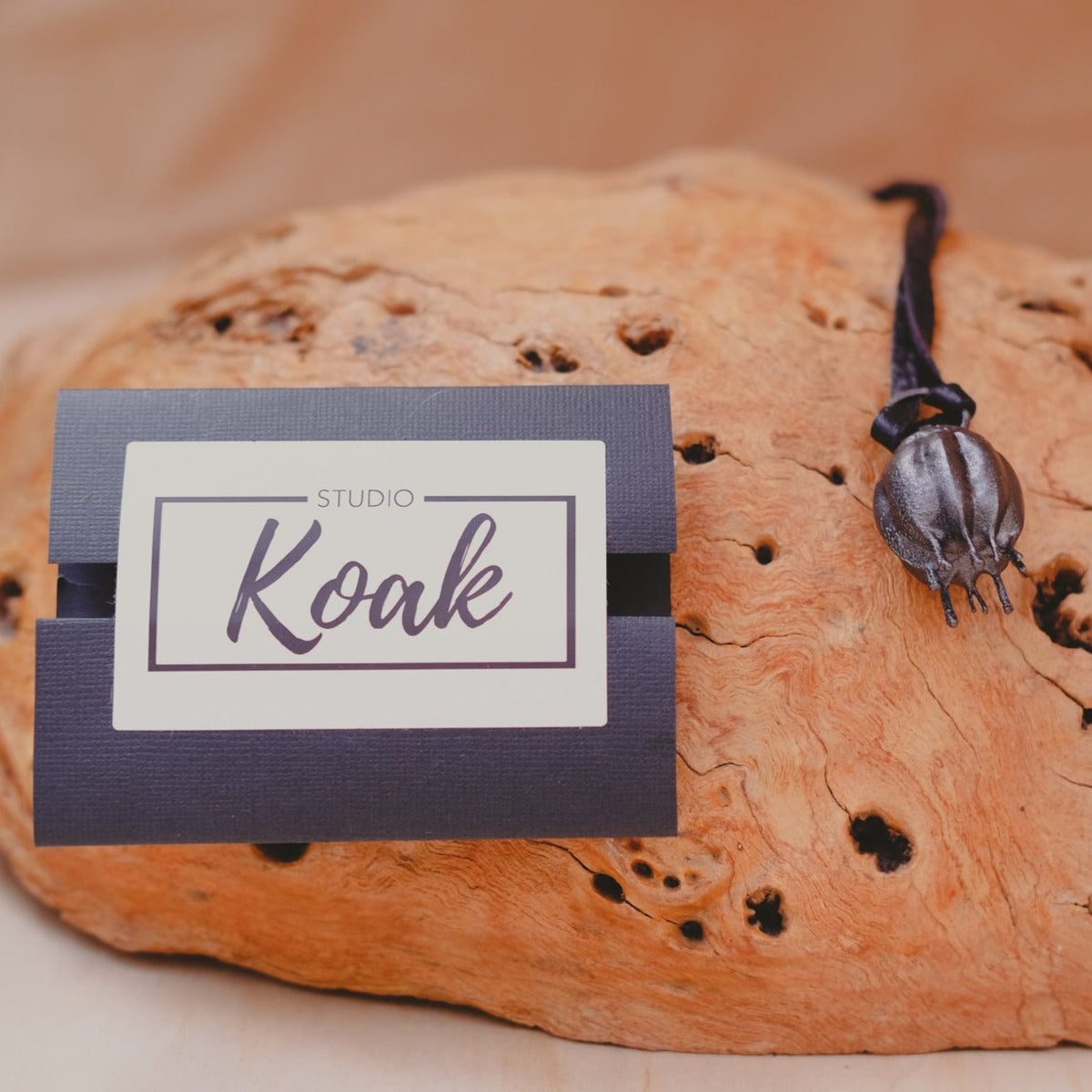 Studio Koak - Pod - Women's Metallised Nigella Pod Necklace