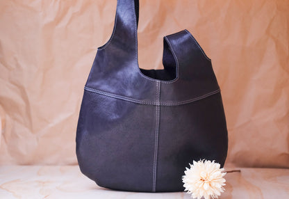 Lake Leather - Lileah - Women's Soft Leather Japanese Knot Bag