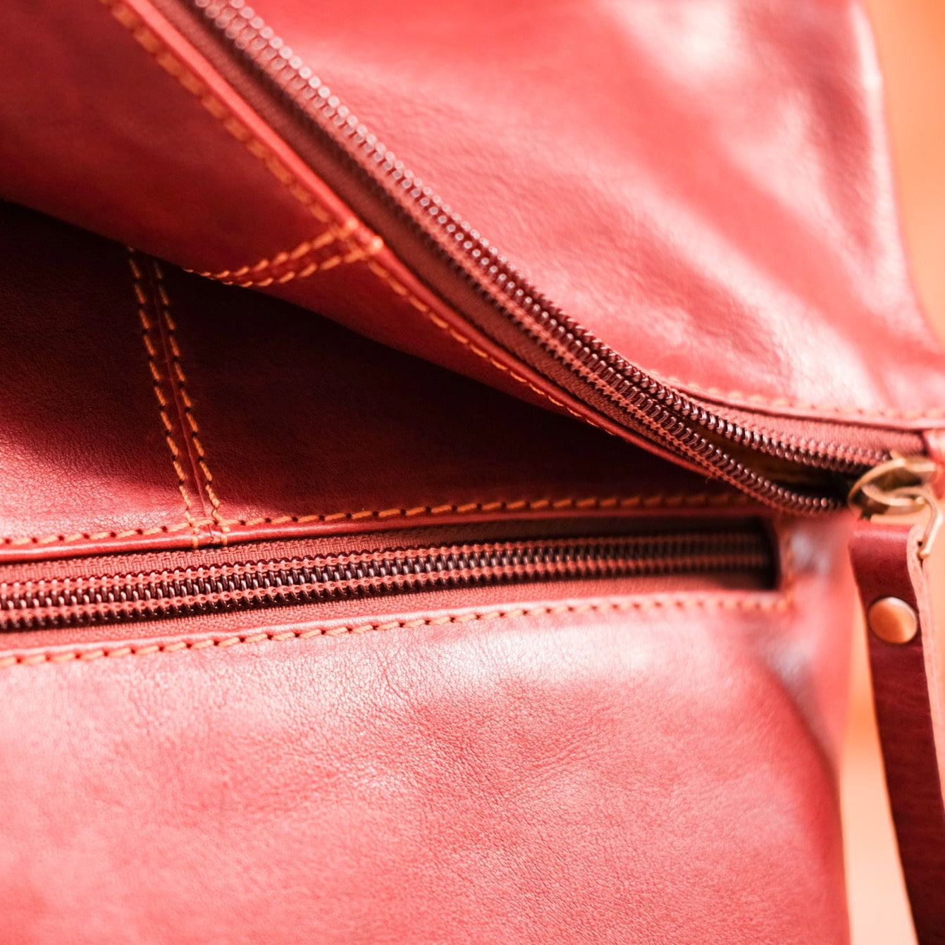 Lake Leather - Rosebery- Women's Turnover Top Leather Crossbody Bag