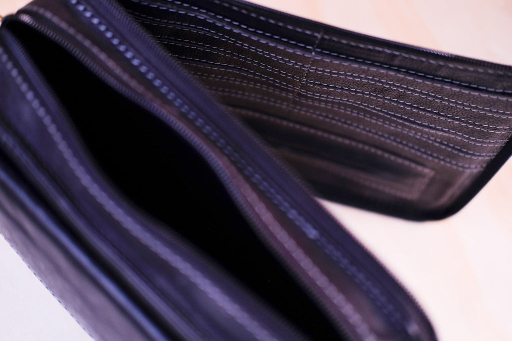 Lake Leather - Sidmouth - Men's 24 Card Cowhide Leather Organiser