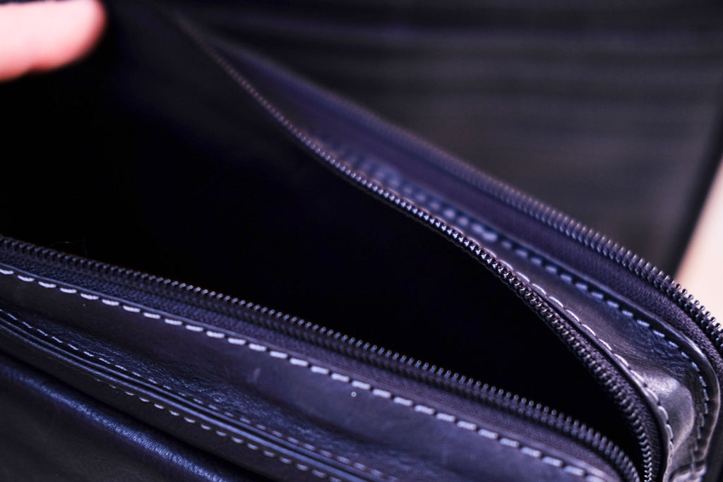 Lake Leather - Sidmouth - Men's 24 Card Cowhide Leather Organiser