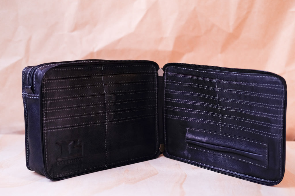 Lake Leather - Sidmouth - Men's 24 Card Cowhide Leather Organiser