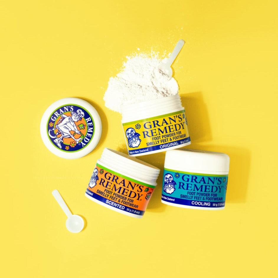 Gran's Remedy - Foot Powder-  Unisex Antibacterial Footwear Remedy