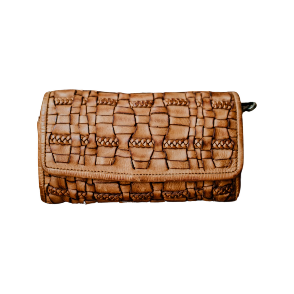 Lake Leather - Evandale -Women's Woven Clutch Crossbody Bag