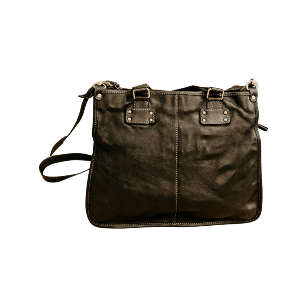 Lake Leather - Cranbrook - Unisex Small Calf Leather Briefcase Messenger