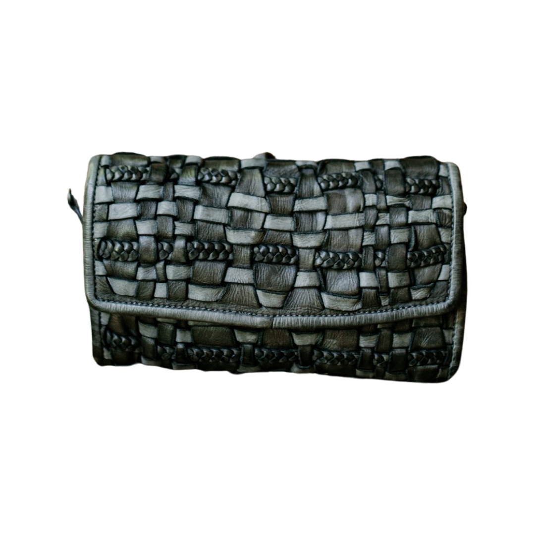 Lake Leather - Evandale -Women's Woven Clutch Crossbody Bag