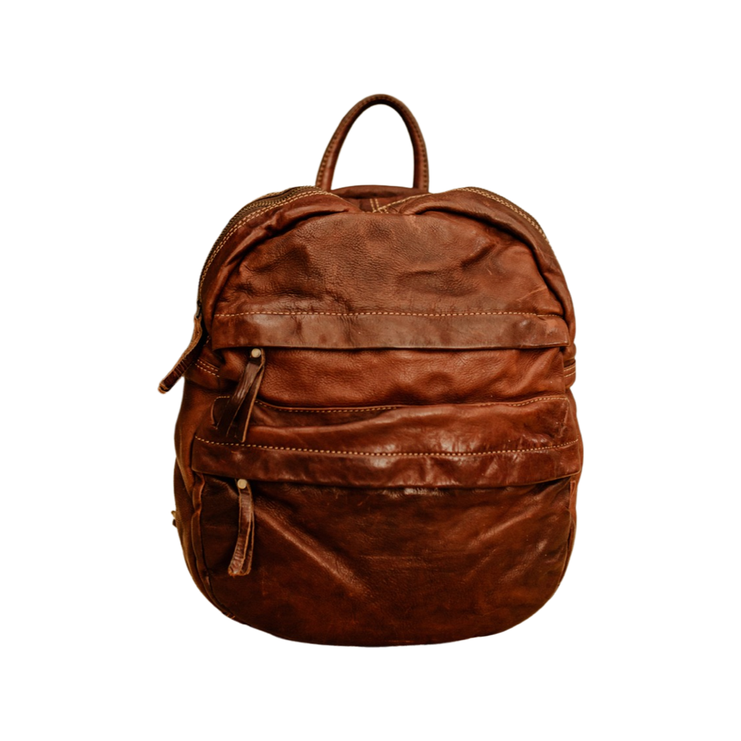 Lake Leather - Rossarden - Unisex Washed Calf Leather Backpack