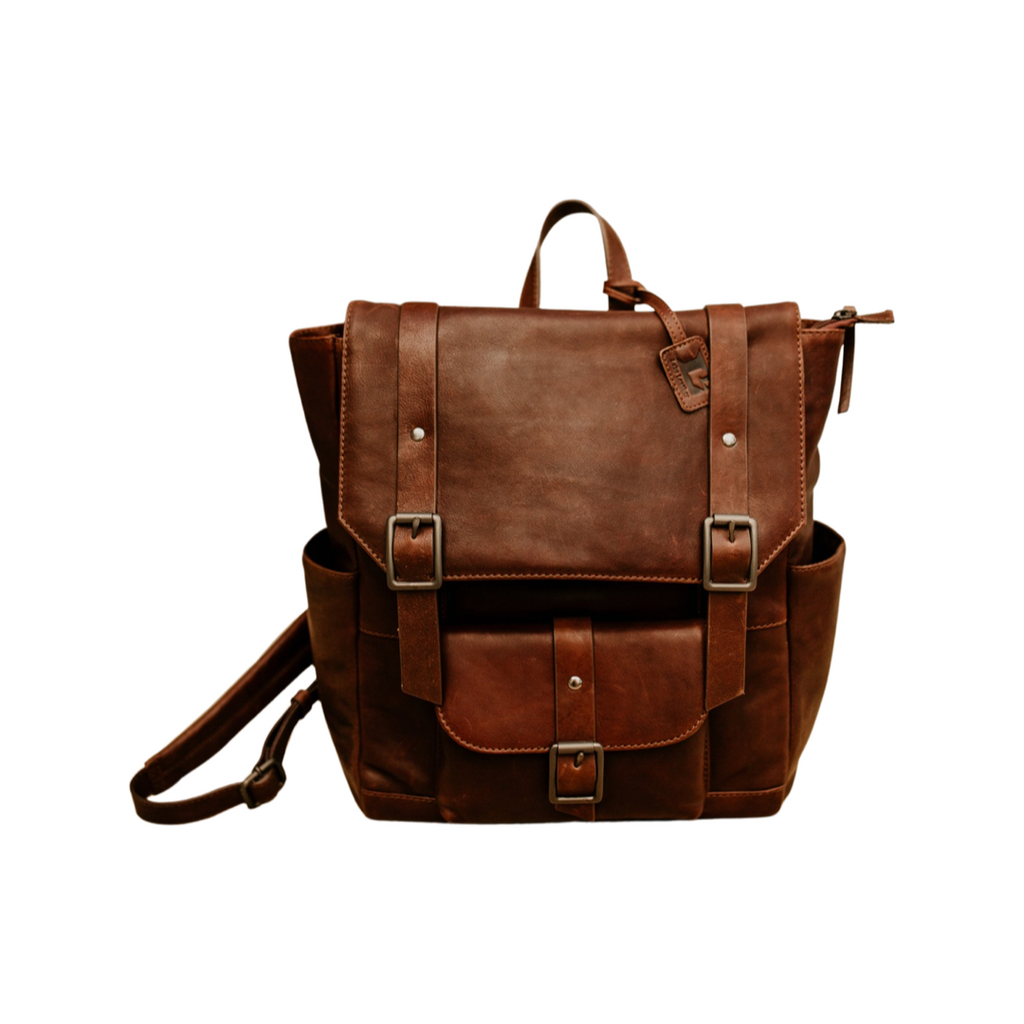 Lake Leather - Plenty - Unisex Large Leather Backpack