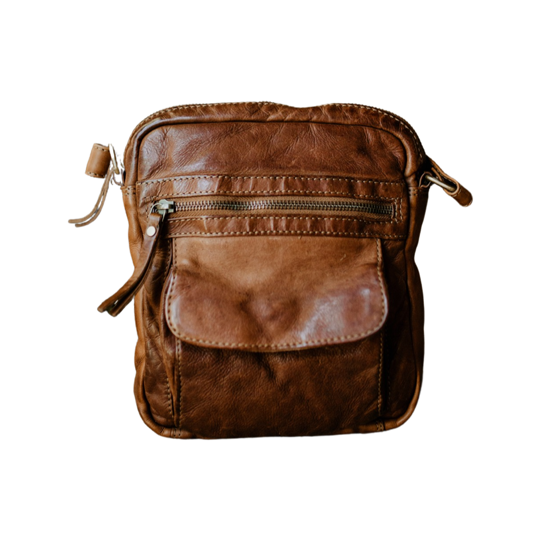 Lake Leather - Dunally - Unisex Leather Crossbody Bag