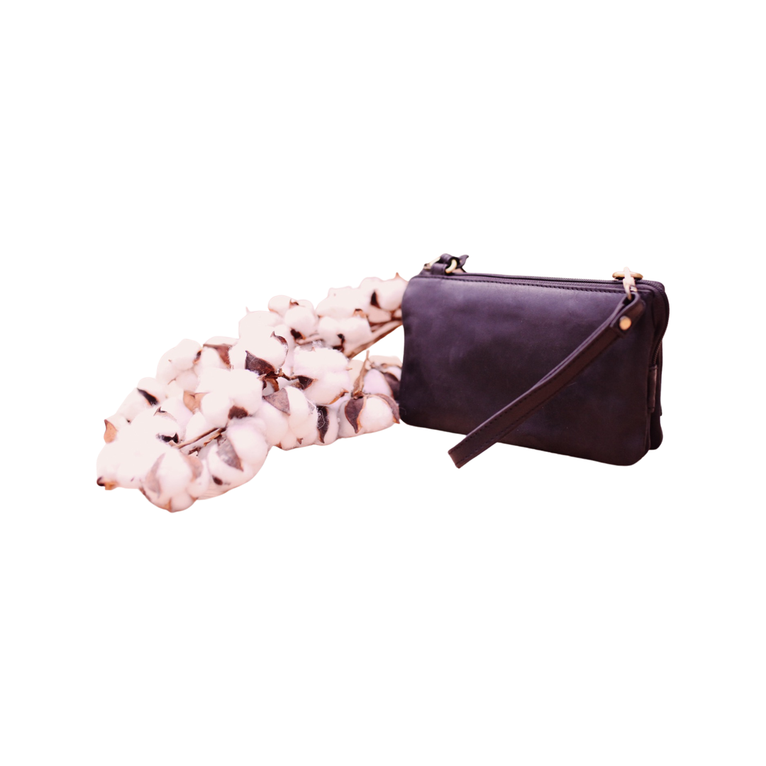 Lake Leather - New Norfolk- Women's Small Leather Crossbody Clutch