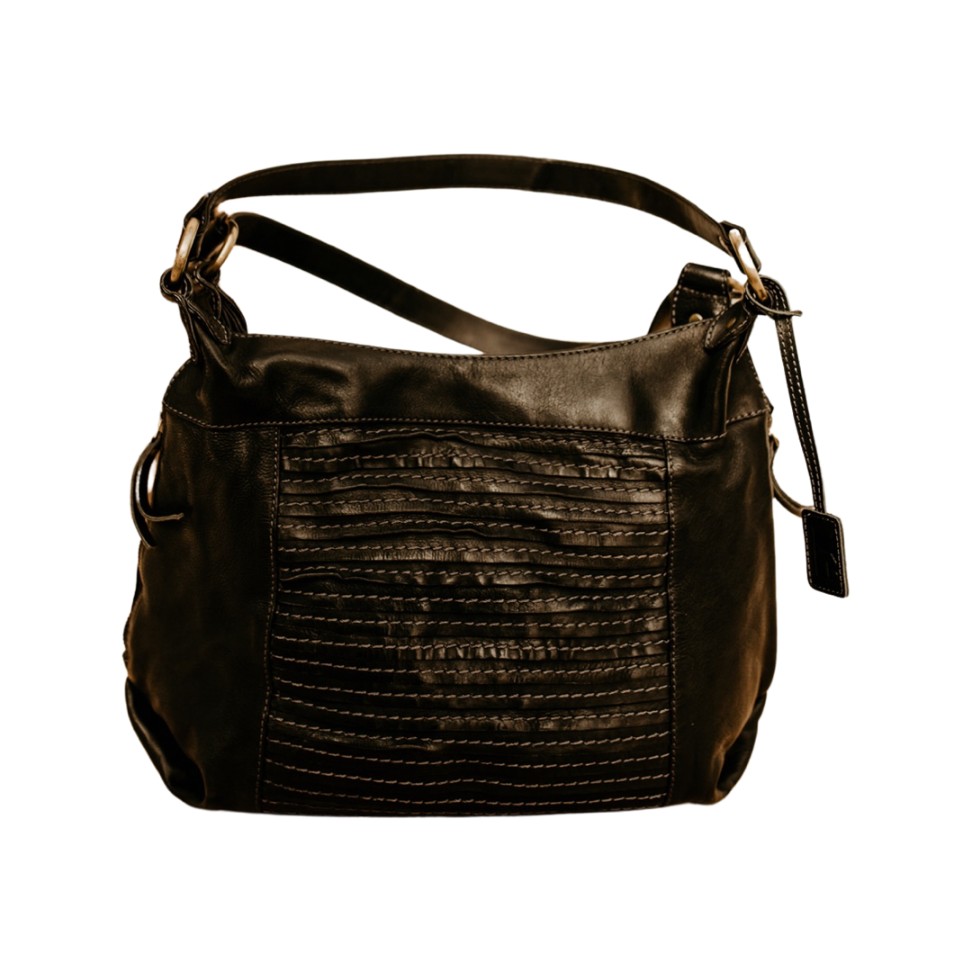 Lake Leather - Telita - Women’s Layered Leather Hobo Bag