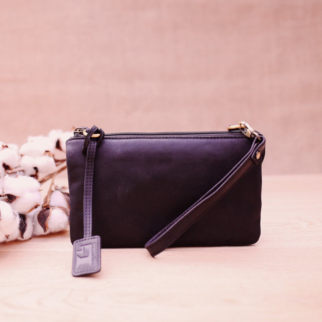 Lake Leather - New Norfolk- Women's Small Leather Crossbody Clutch