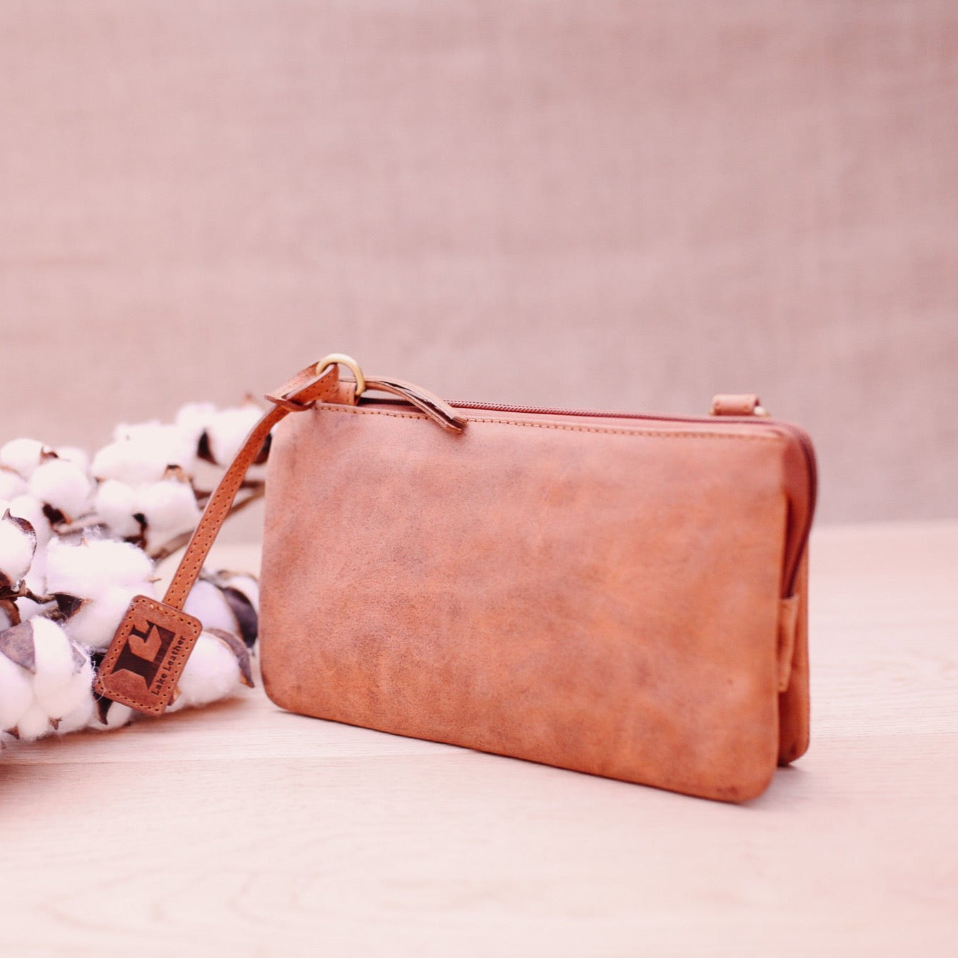 Lake Leather - New Norfolk- Women's Small Leather Crossbody Clutch