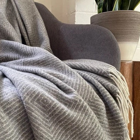 Codu Home - Hampton- Merino Blend Tasseled Blanket