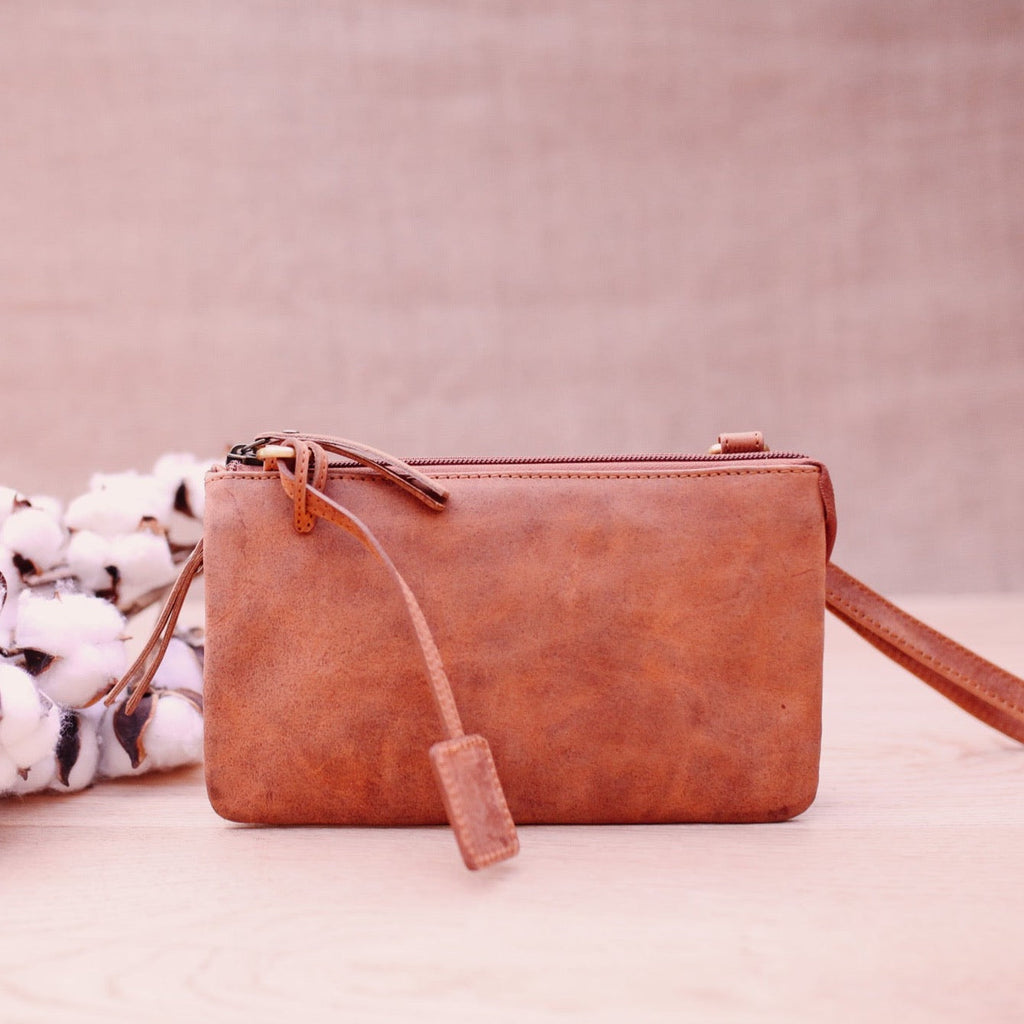 Lake Leather - New Norfolk- Women's Small Leather Crossbody Clutch